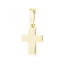 Cruciulita argint placata cu aur galben pandantiv DiAmanti K0040G-DIA (Argint 925‰ 1,6 g.)